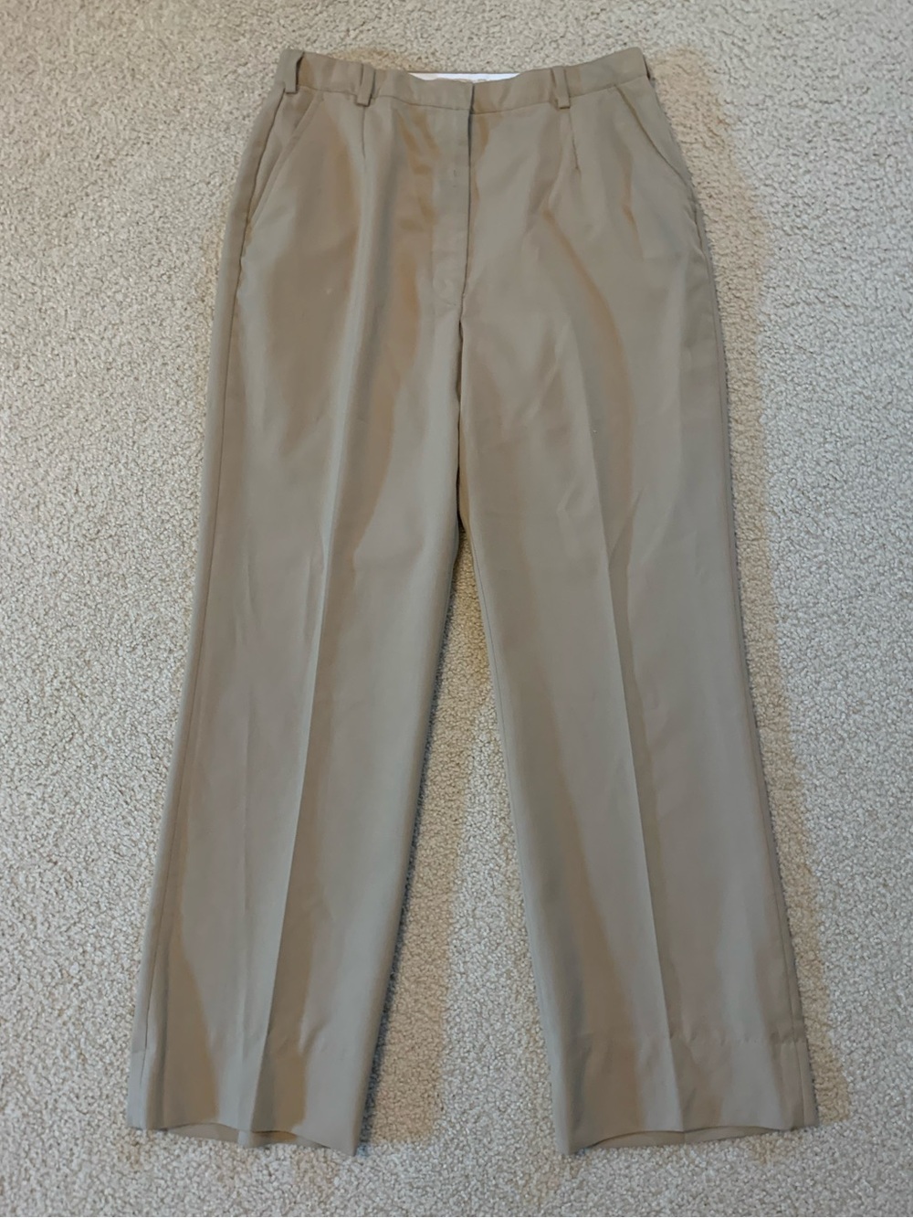 Vintage 90s Khaki Uniform Trousers (US Navy) Size Medium Weintraub Bros